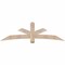 Ekena Millwork Alberta Smooth Timber Gable Bracket, Douglas Fir, 84"W x 24"H x 3 1/2"D x 5 1/2"F, 7/12 Pitch GBW084X24X0406ALB00SDF - alternate 1